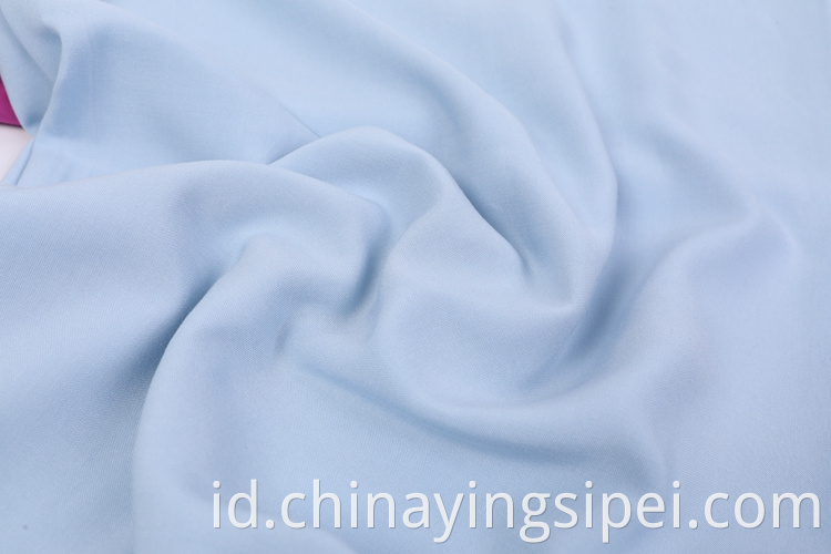 Dibuat di China Plain Anyaman Pakaian Printing Challis Rayon Fabric for Shirts